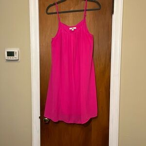 Ya Los Angeles Spegatti strap pink dress L